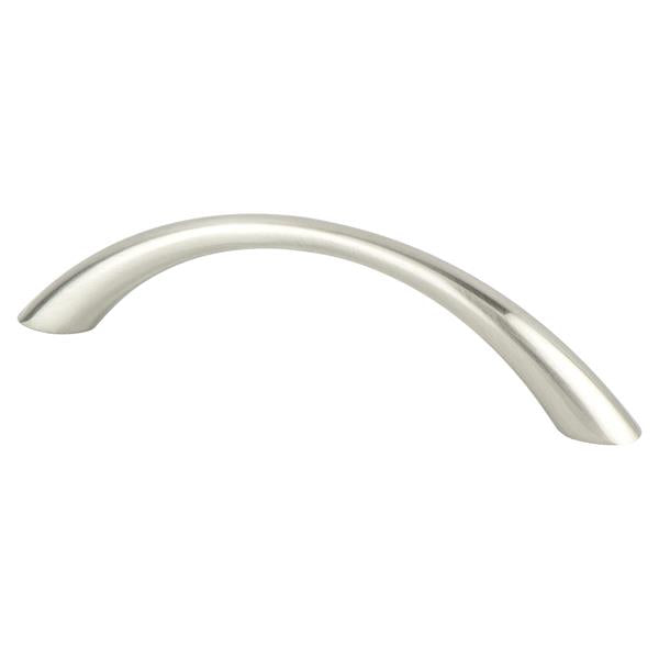 Berenson - Contemporary Advantage Four 96mm CC Brushed Nickel Tapered Arch Pull
