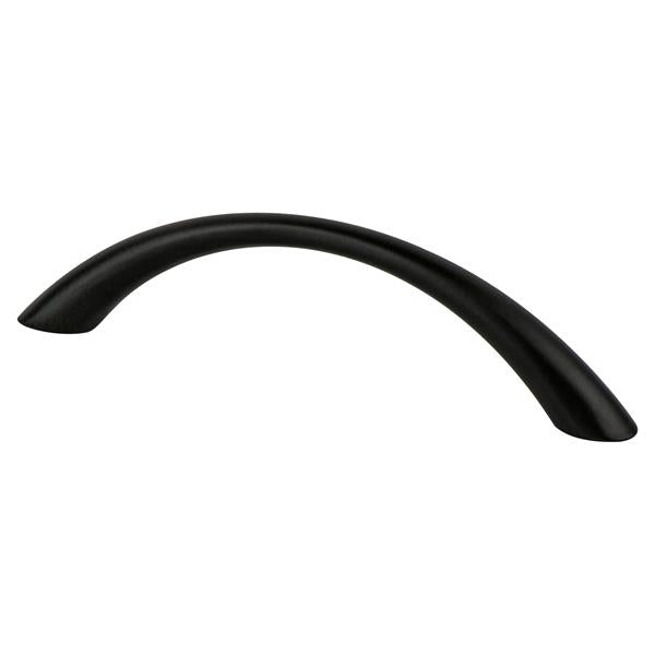 Berenson - Contemporary Advantage Four 96mm CC Matte Black Tapered Arch Pull