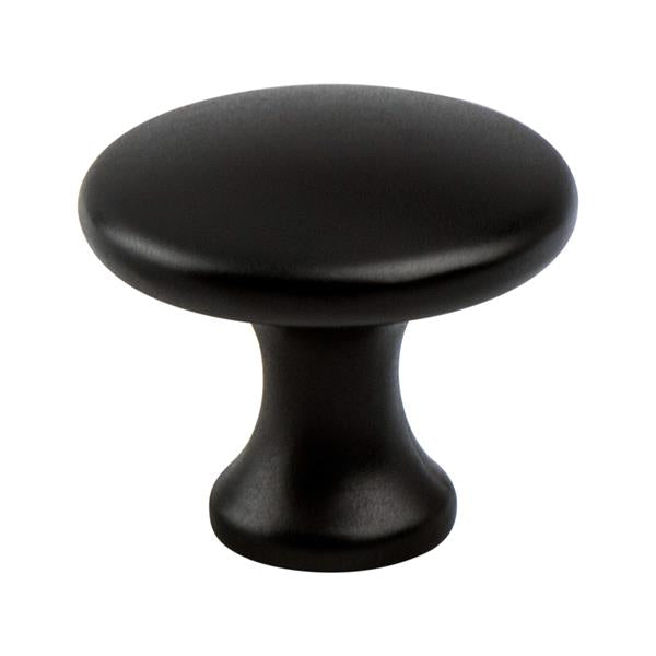 Berenson - Contemporary Advantage Five Matte Black Narrow Round Knob
