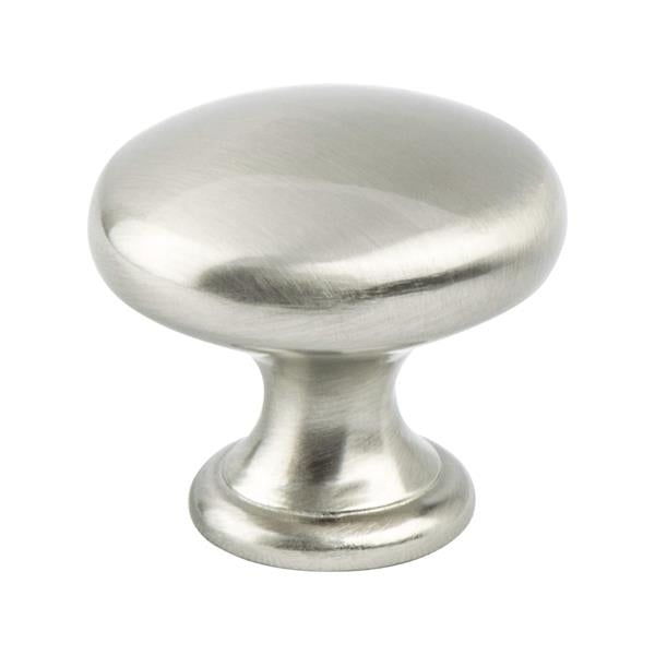 Berenson - Contemporary Advantage Four Brushed Nickel Wide Round Knob