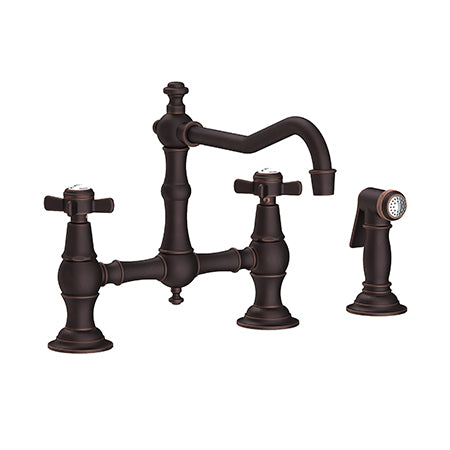Newport Brass - Fairfield Kitchen Bridge Faucet with Side Spray
