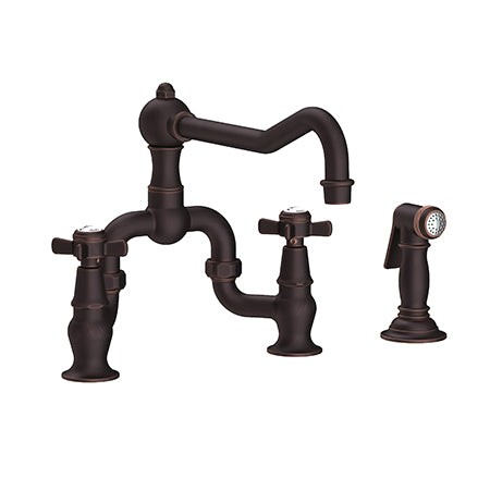 Newport Brass - Fairfield Kitchen Bridge Faucet with Side Spray