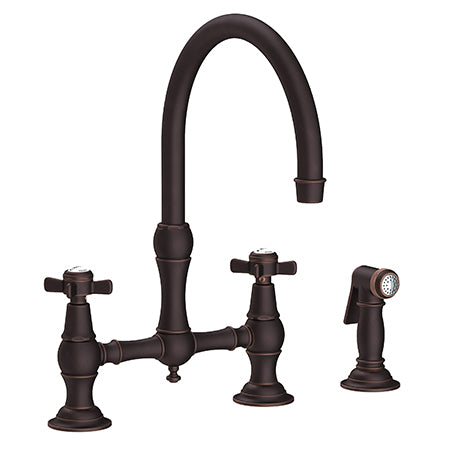 Newport Brass - Fairfield Kitchen Bridge Faucet with Side Spray