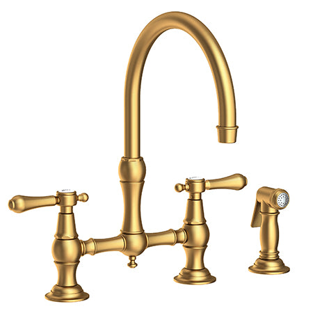 Newport Brass - Kitchen Bridge Faucet With Side Spray