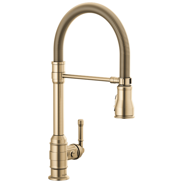 Delta - Broderick Single Handle Pull-Down Kitchen Faucet With Spring Spout