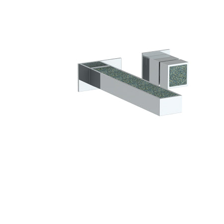 Watermark - Jem Wall Mounted 2 Hole Lavatory Set With 7 1/8 Inch CTC Spout