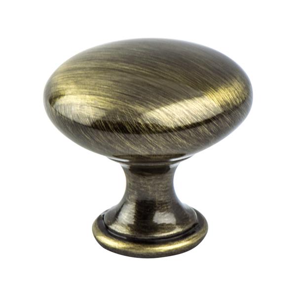 Berenson - Euro Moderno Brushed Antique Brass Knob
