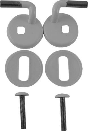 Duravit - Hinges (Pair) for Toilet Seat and Cover Caro