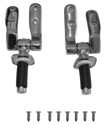 Duravit - Hinges for Toilet Seat and Covers 1930, Chrome