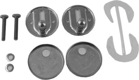 Duravit - Hinge Set for Seat and Cover with Soft Closure, Stainless Steel