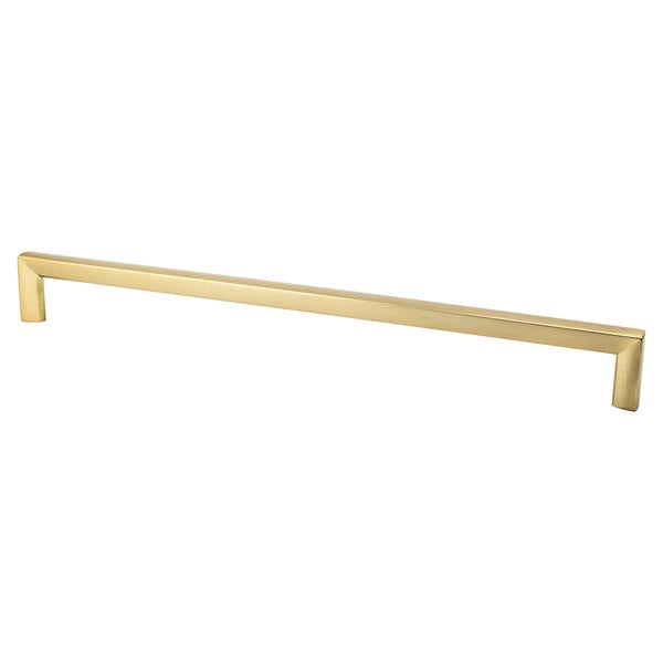 Berenson - Metro 18 inch CC Modern Brushed Gold Appliance Pull
