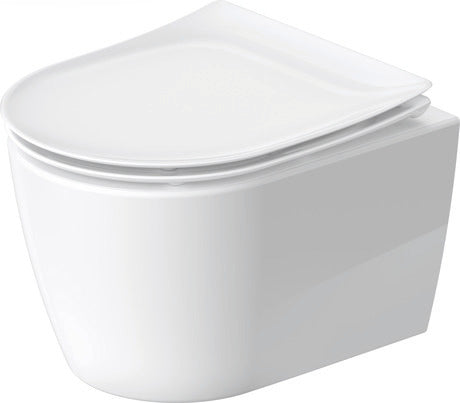 Duravit - Soleil by Starck 1.28/0.8 GPF Dual Flush Rimless Compact Elongated Wall Mounted Toilet