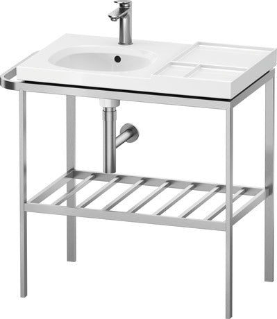 Duravit - Aurena 30 7/8" x 31 5/8" Console in Brushed Stainless Steel