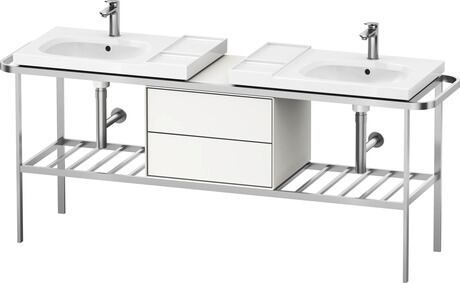 Duravit - Aurena 77 1/2" x 31 5/8" Console in Brushed Aluminum