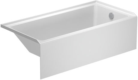 Duravit - No.1 60" x 30" Rectangular Alcove Bathtub in White Acrylic
