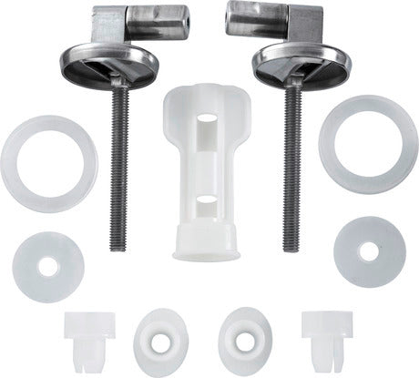 Duravit - Hinge Set for Seat and Cover with Soft Closure, Stainless Steel