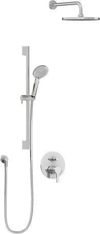 Duravit - C.1 Two Handle Three Function Shower System Pressure Balance Valve Included