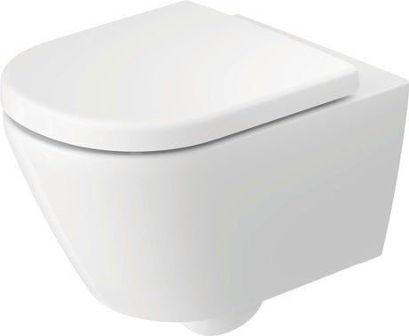Duravit - D-Code 1.28/0.8 GPF Dual Flush Rimless Round Wall Mounted Toilet in White
