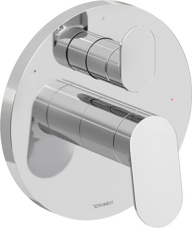 Duravit - No.1 Pressure Balance Shower Trim with Diverter, Valve Sold Separately