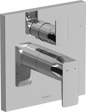 Duravit - DuraSquare Thermostatic Shower Trim, Valve Sold Separately