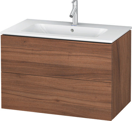 Duravit - L-Cube 32 5/8" Floorstanding Two Drawer Single Vanity, Includes Cabinet & Widespread Sink