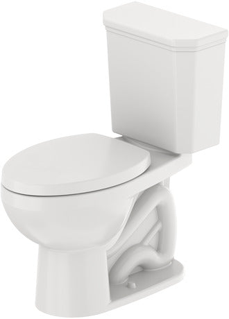 Duravit - No.1 PRO Series 1.28 GPF Single Flush Rimless Elongated Two Piece Toilet in White