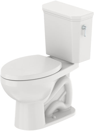 Duravit - No.1 PRO Series 1.28 GPF Single Flush Rimless Elongated ADA Compliant Two Piece Toilet