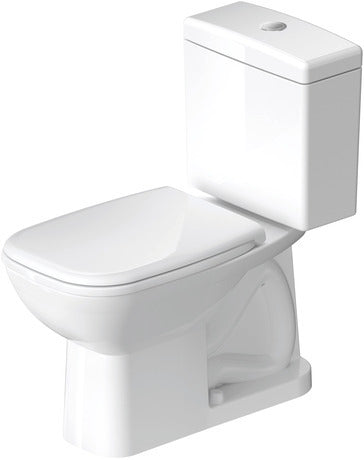 Duravit - D-Code 1.28 GPF Single Flush Elongated Two Piece Toilet
