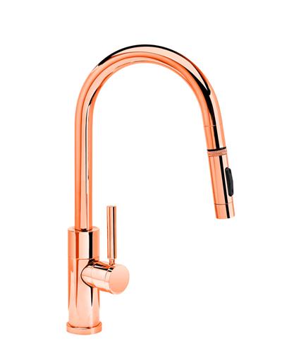 Waterstone - Modern Prep Size Plp Pulldown Faucet - Toggle Sprayer - Angled Spout