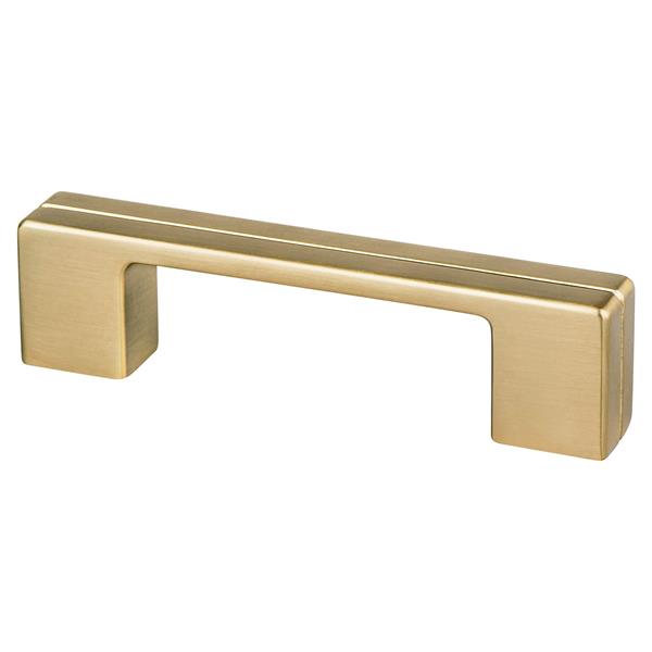 Berenson - Skyline 3 inch and 96mm CC Modern Brushed Gold Pull
