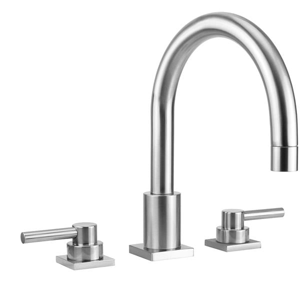 Jaclo - Contempo Uptown Roman Tub Set with Contempo Low Lever Handles - Square Escutcheons