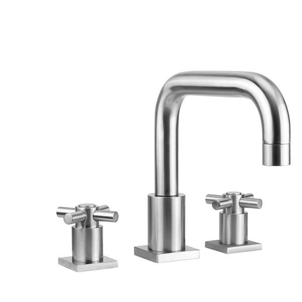 Jaclo - Contempo Downtown Roman Tub Set with Contempo Cross Handles and Square Escutcheons