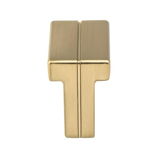 Berenson - Skyline Modern Brushed Gold Knob