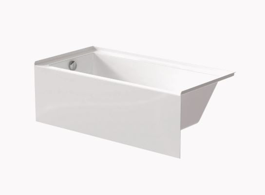 Roca Bath - Vythos Skirted Acrylic Alcove Bathtub 66 x 32 Inch - White
