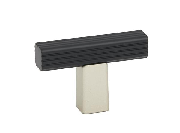 Alno - Quadrato T-Knob Grooved Bar