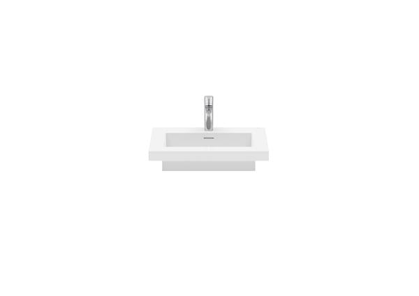 Roca Bath - Maris Solid Surface Top With Washbasin - White