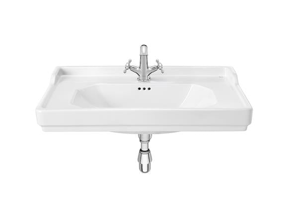 Roca Bath - Carmen Wall-Hung/Pedestal Sink 32 Inch - Glossy White