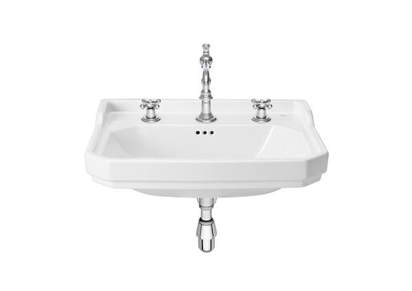 Roca Bath - Carmen Wall-Hung/Pedestal Sink 26 Inch - Glossy White