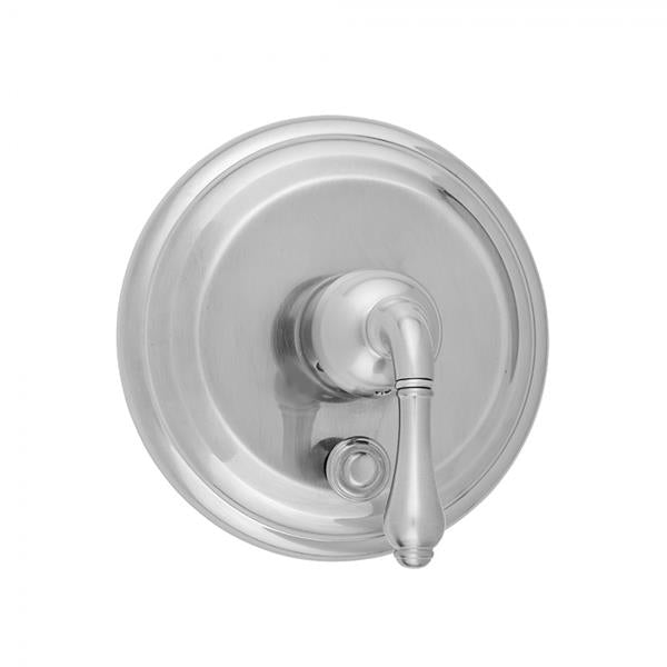 Jaclo - Round Step Plate With Regency Lever Trim For Pressure Balance Valve With Built-in Diverter (J-DIV-PBV)