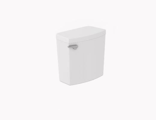 Roca Bath - Milano Single flush toilet tank - Glossy White