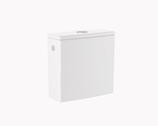 Roca Bath - Ona Dual flush toilet tank with bottom inlet - Glossy White