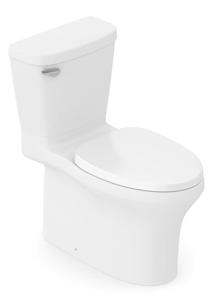 Roca Bath - Georgia Two-Piece Toilet - Glossy White