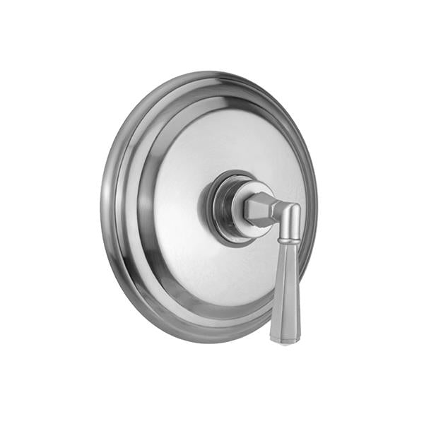 Jaclo - Round Step Plate With Hex Lever Trim For Pressure Balance Cycling Valve (J-CSV)