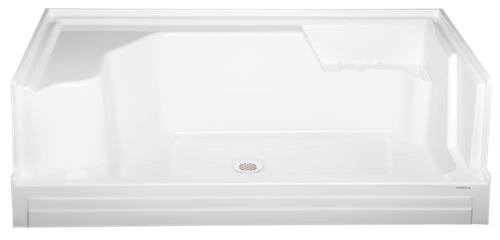 Americh - 60 x 36 Inch Single Threshold W/Left Hand Seat Shower Base