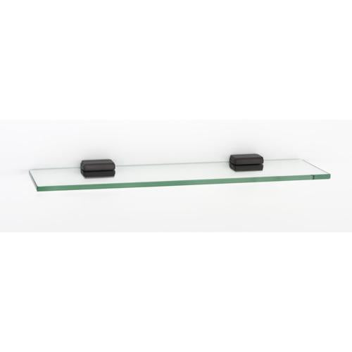 Alno - Cube 18 Inch Glass Shelf W/Brackets
