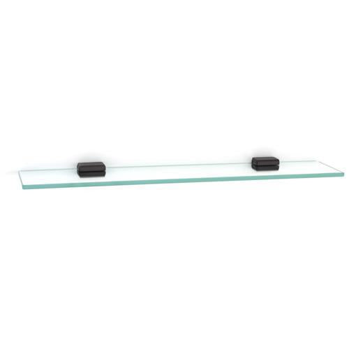 Alno - Cube 24 Inch Glass Shelf W/Brackets