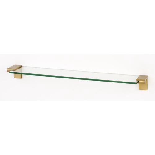 Alno - Luna 24 Inch Glass Shelf W/Brackets