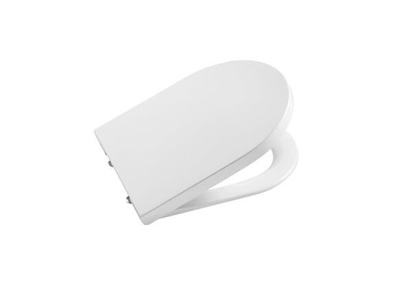 Roca Bath - Inspira Softclose Supralit Toilet Seat And Cover - Glossy White