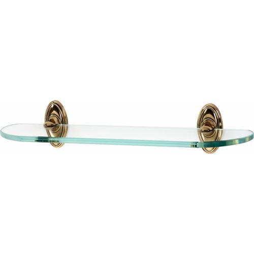 Alno - Classic Traditional 18 Inch Glass Shelf W/Brackets