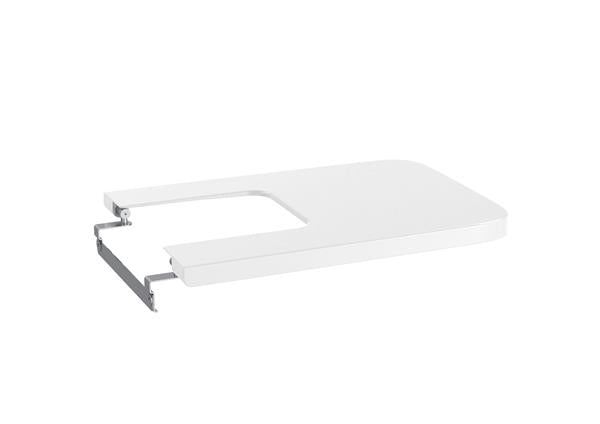 Roca Bath - Inspira Softclose Supralit Square Bidet Cover - Glossy White